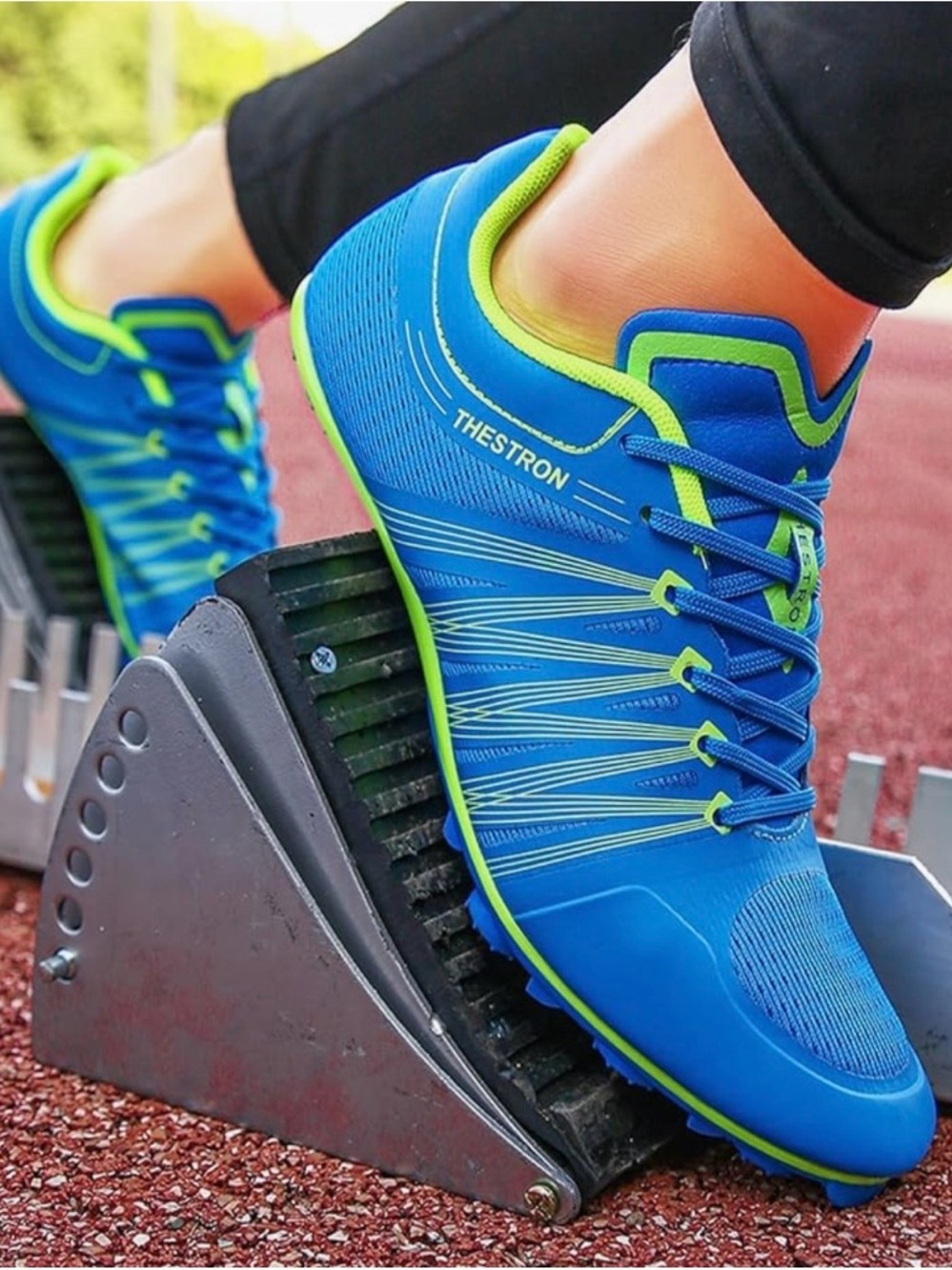 NWT THERSTRON, NEON TRACK & FIELD SPRINT SPIKE SHOES 
MEN’S 10 ~ WOMAN’S 11